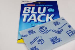 Maid Service Potomac blu tack removal advice